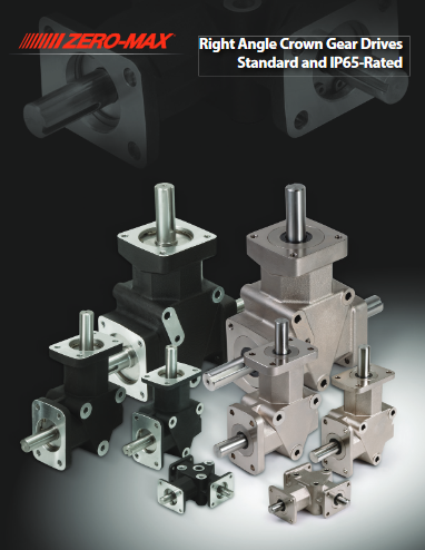 ZeroMax Crown Gear Right Angle Catalog